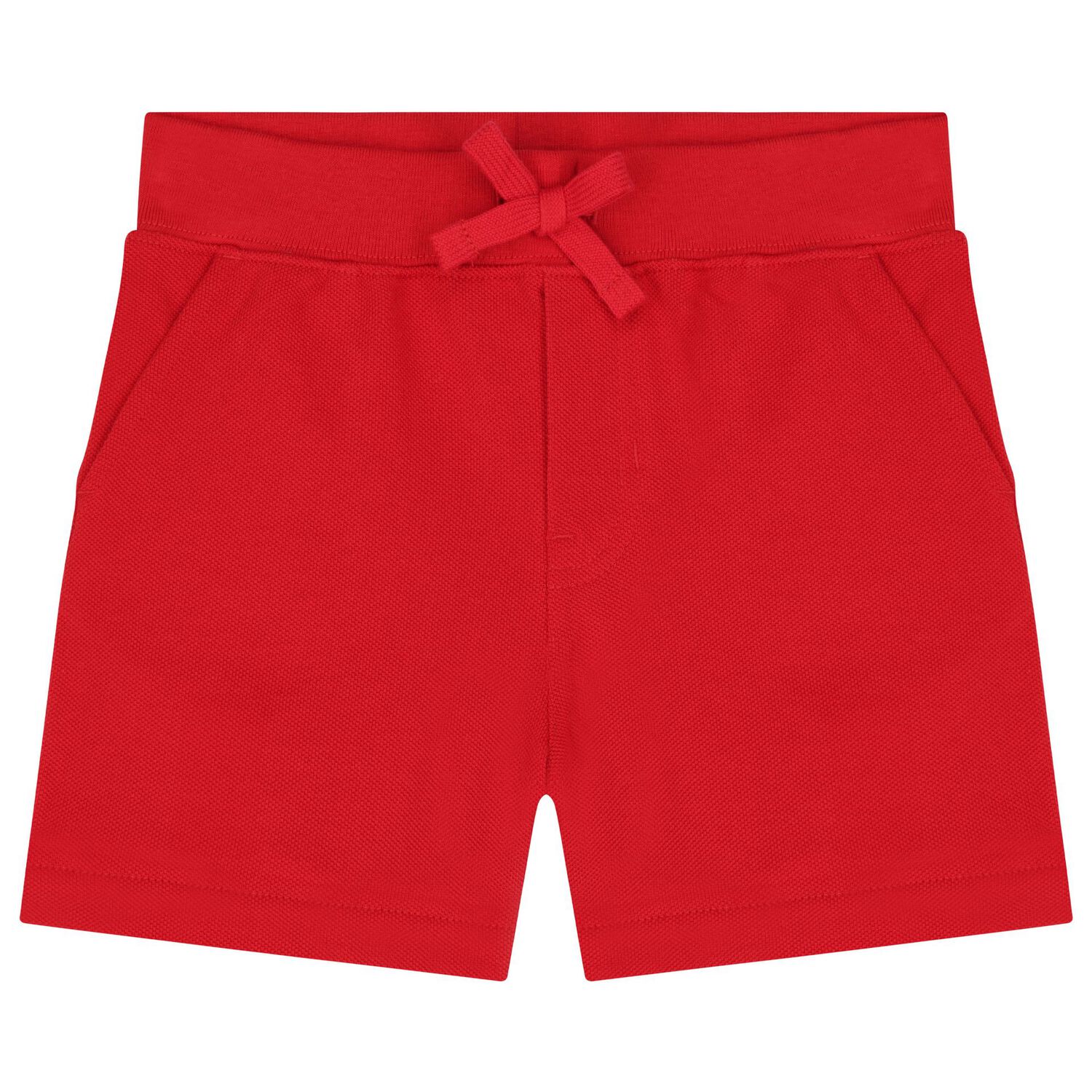 طقم أولاد شورت بالشعار باللون الكحلي, 1, hi-res