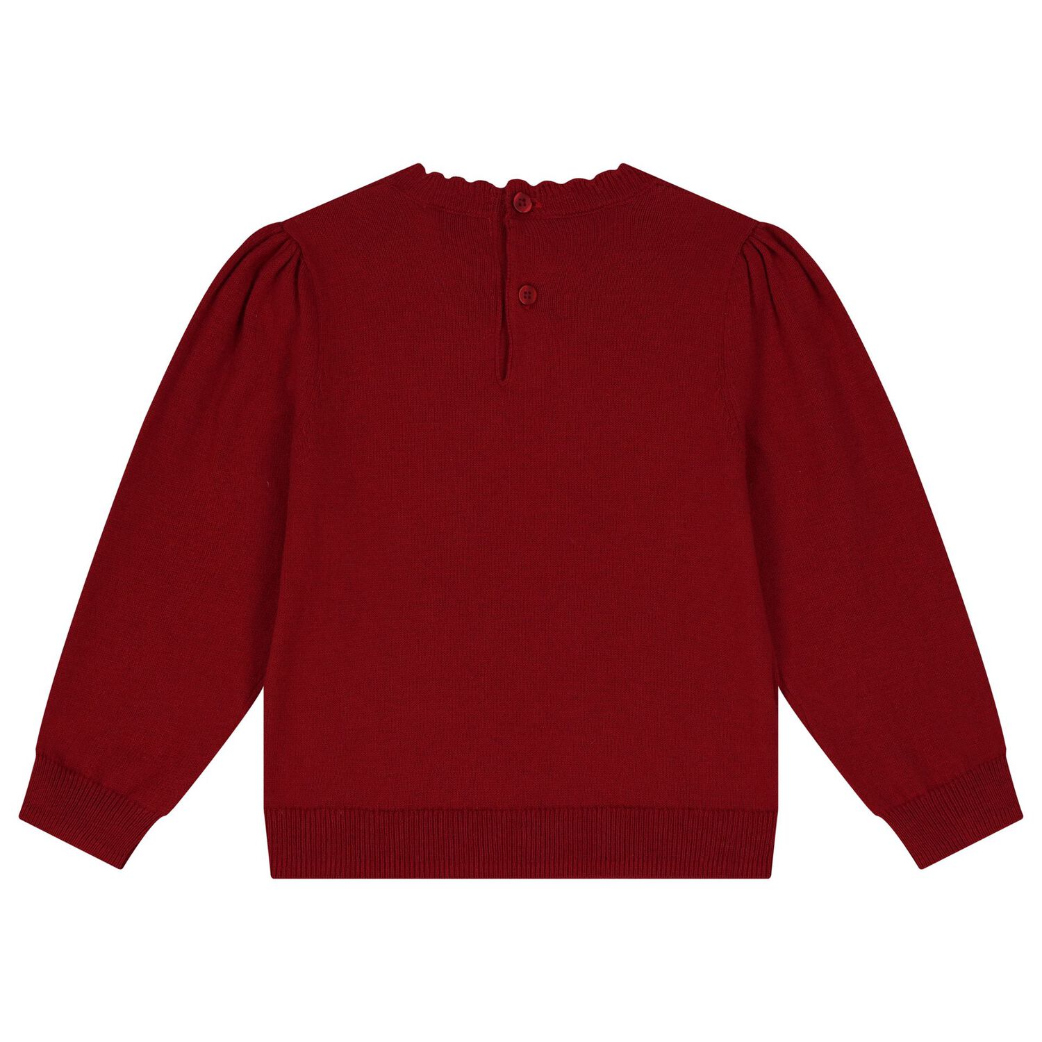 Baby Girls Red Reindeer Jumper, 1, hi-res image number null