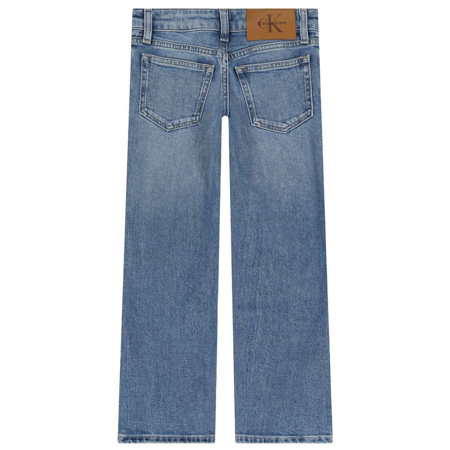 بنطلون جينز أزرق للبنات, 1, hi-res image number null