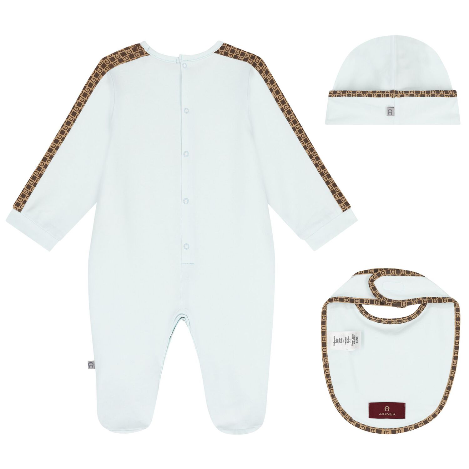 طقم أولاد هدايا  بالشعار باللون  الأزرق , 1, hi-res