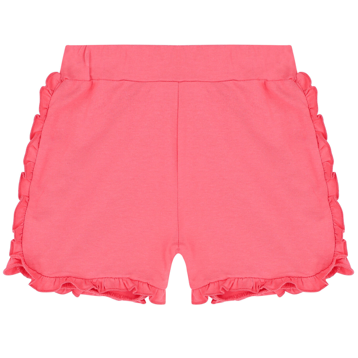 طقم شورت بنات بالشعار متعدد الألوان, 1, hi-res