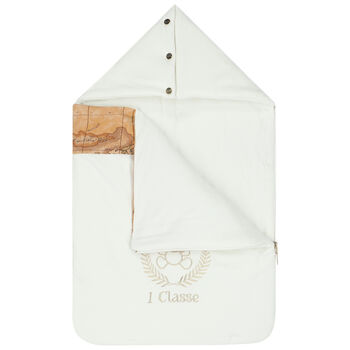 Ivory & Beige Geo Map Baby Nest