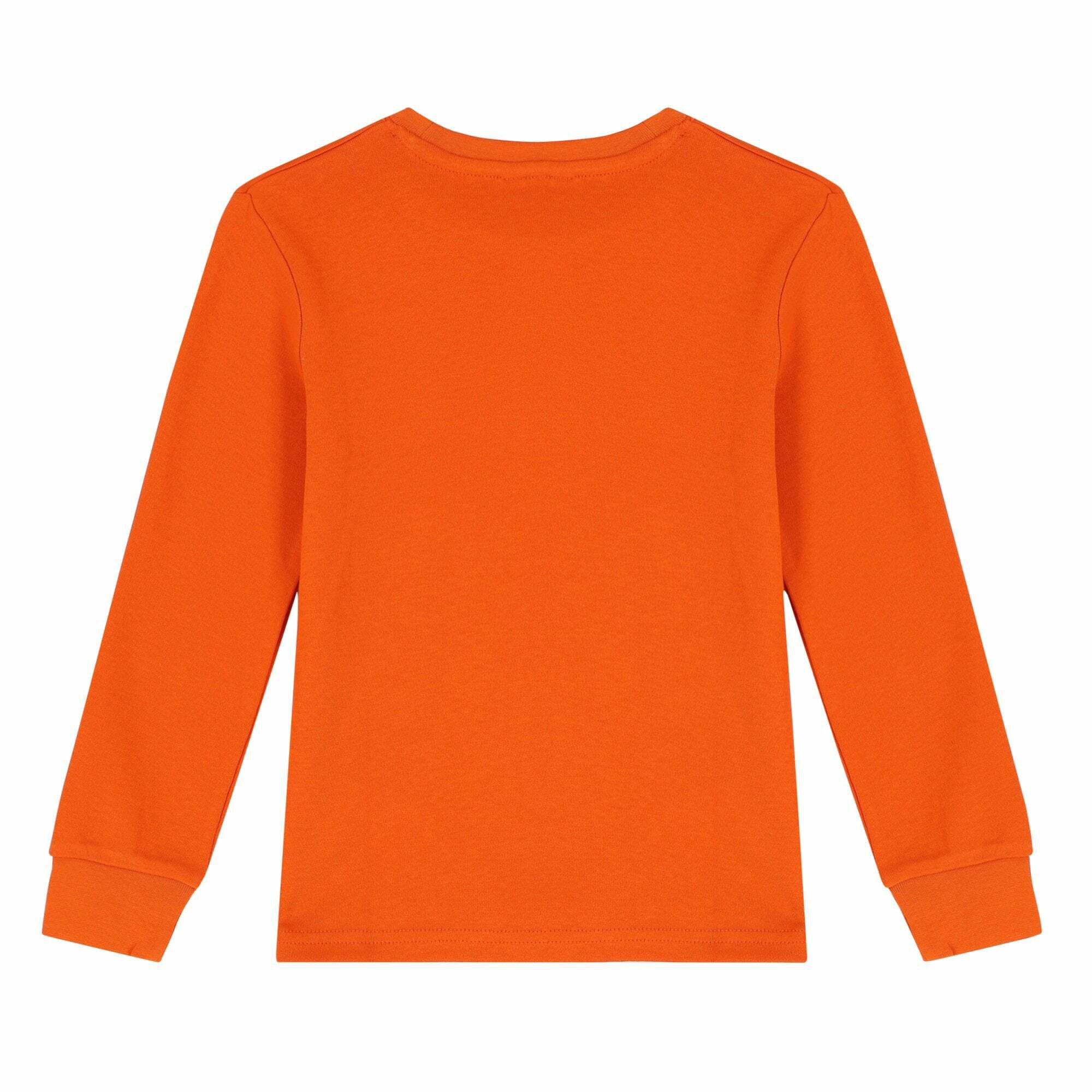 Orange long hot sale sleeve t shirt