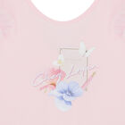 Girls Pink Floral Dress, 1, hi-res