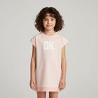 Girls Pink Logo Dress, 1, hi-res