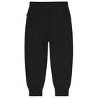 Boys Black EKD Logo Joggers, 1, hi-res