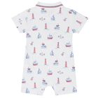 Baby Boys White Seas The Day Rompers, 1, hi-res