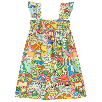 Girls Multi-Colored Dress