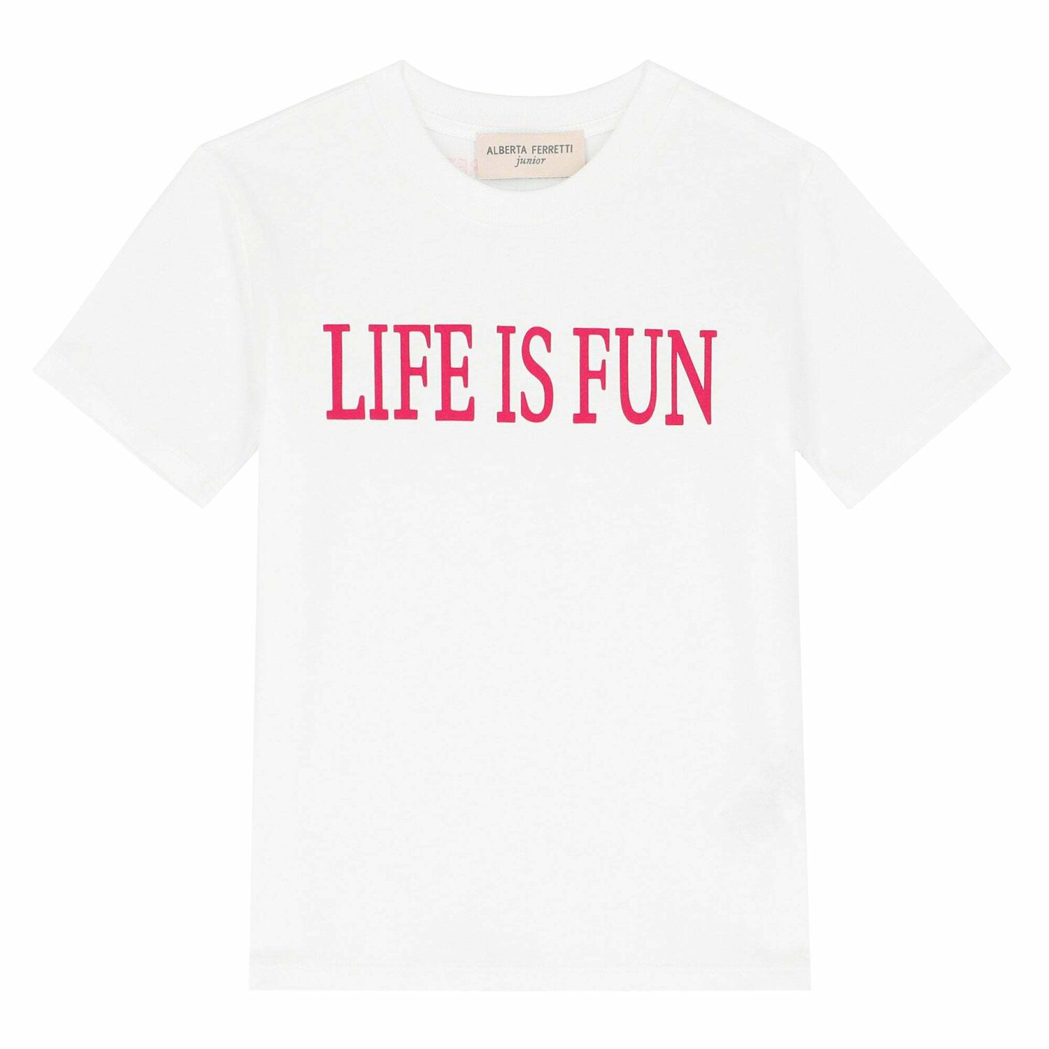Girls White T-Shirt, 1, hi-res image number null