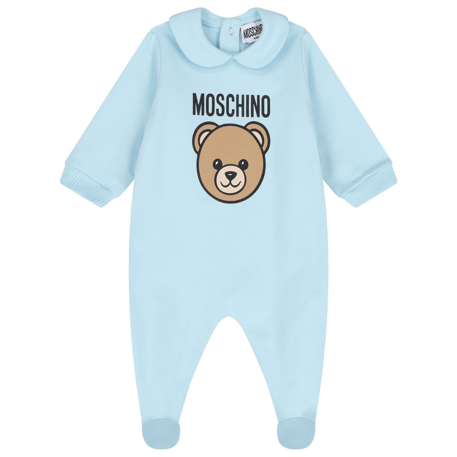 Blue Teddy Bear Logo Babygrow Gift Set, 4, hi-res image number null