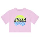 Girls Purple Logo T-Shirt, 1, hi-res