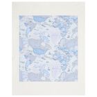 طقم هدايا للأولاد الصغار بنمط خريطة جغرافية باللونين العاجي والأزرق, 1, hi-res