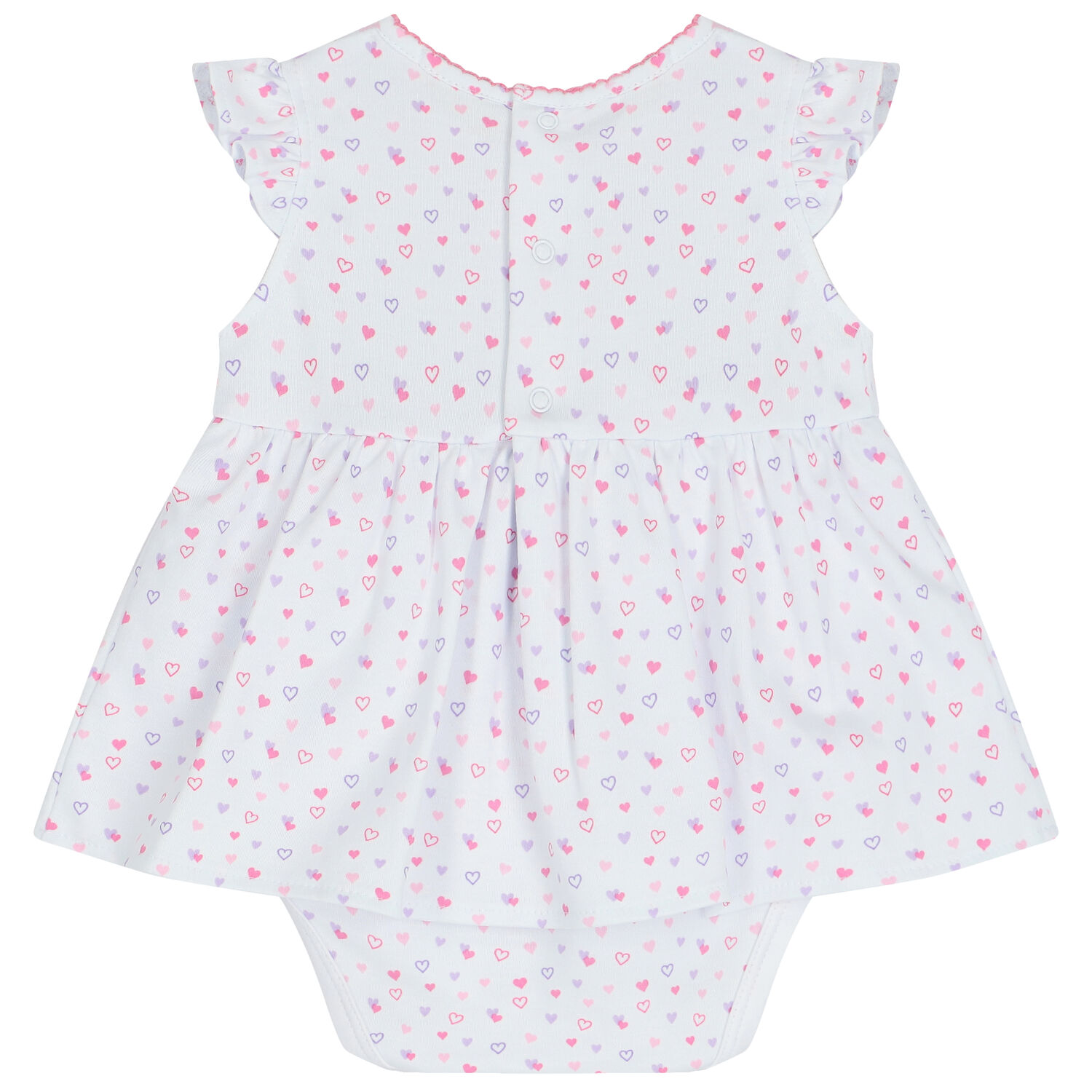 Baby Girls White Fairytale Wishes Bodysuit Dress, 1, hi-res image number null
