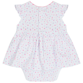 Baby Girls White Fairytale Wishes Bodysuit Dress