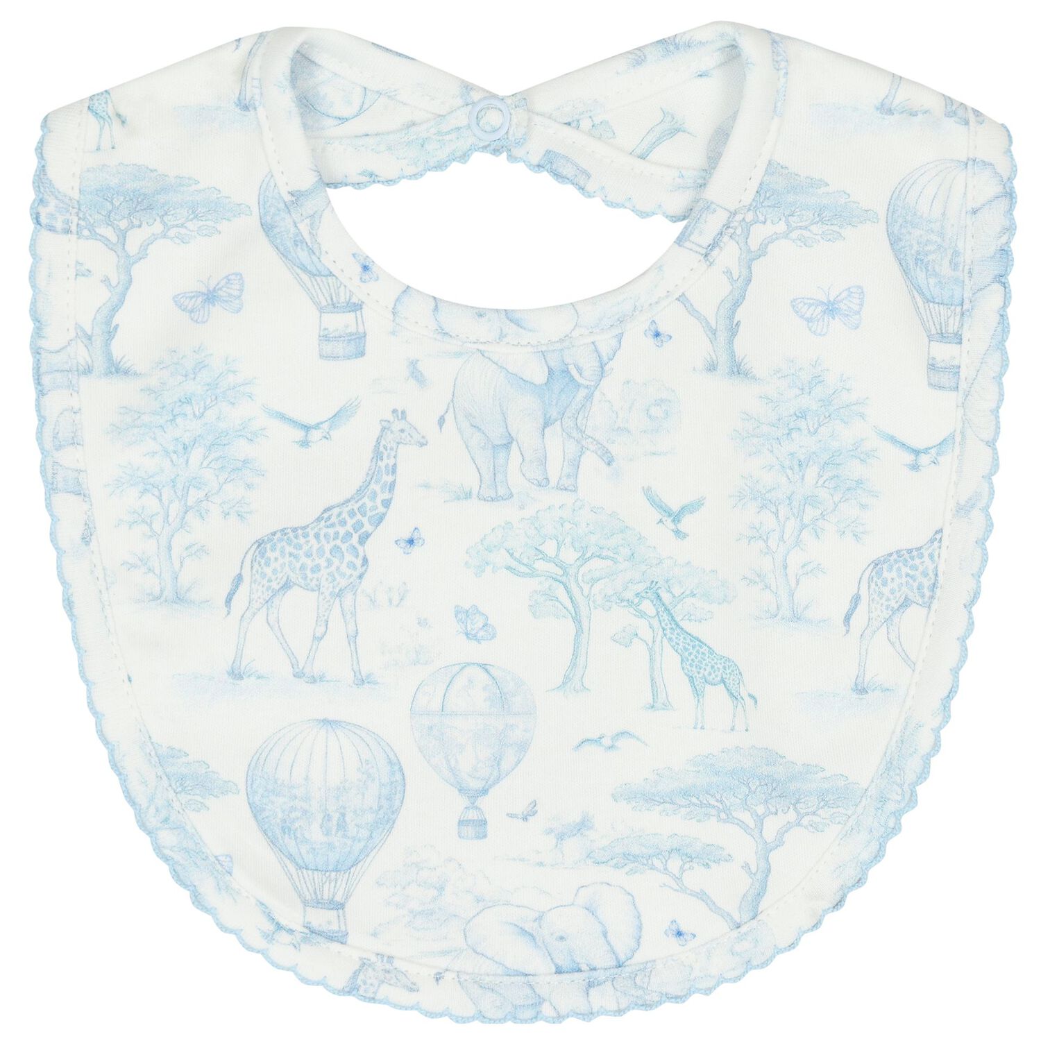 Baby Boys White & Blue Africa Babygrow Gift Set, 1, hi-res