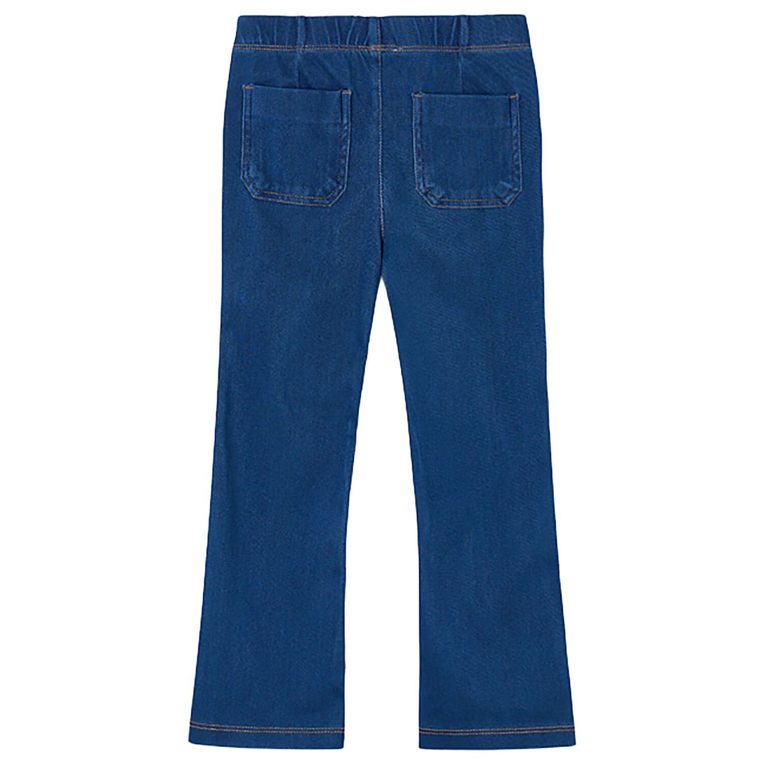 Girls Blue Denim Leggings, 1, hi-res image number null