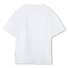 Boys White Logo T-Shirt, 1, hi-res