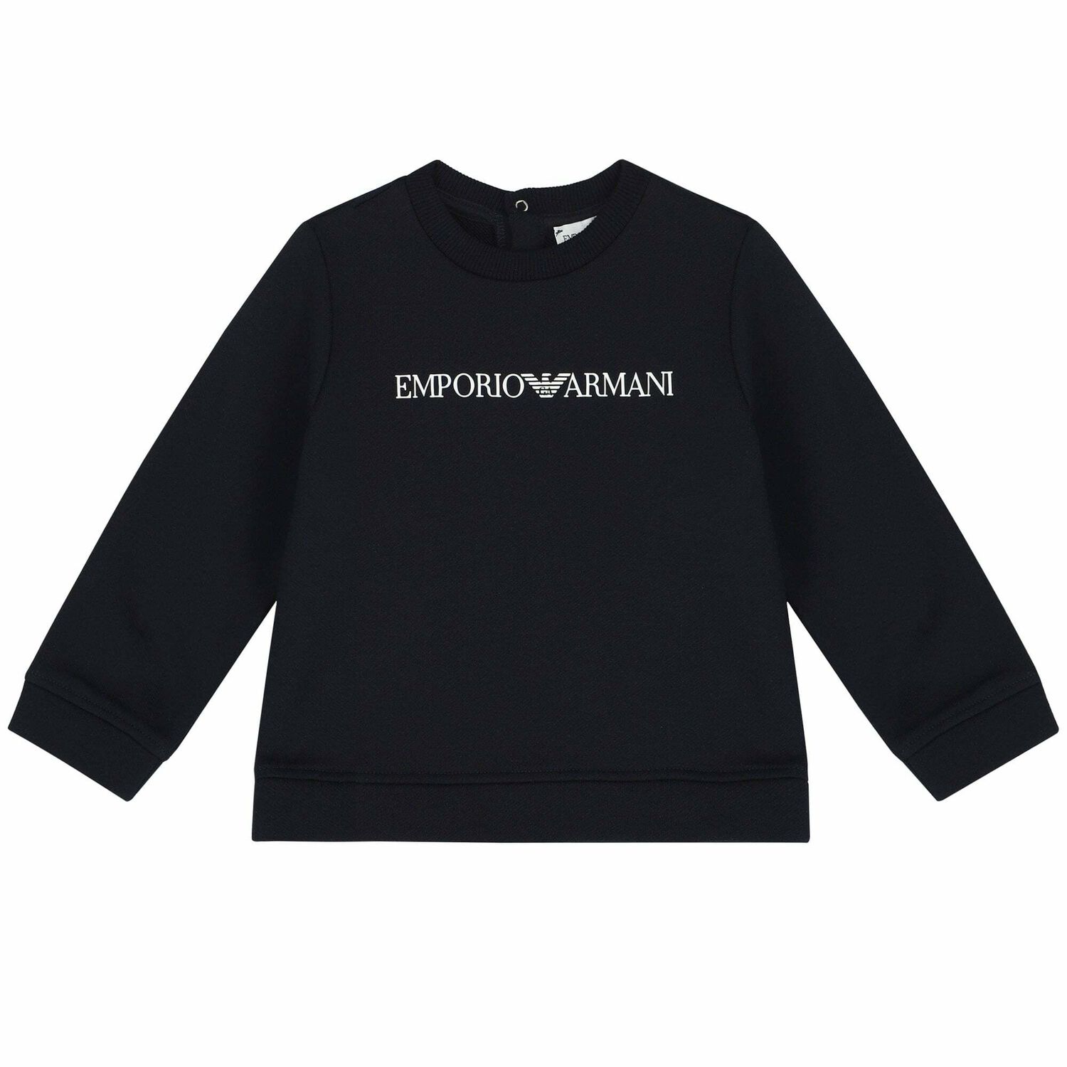 Younger Boys Navy Logo Sweatshirt, 1, hi-res image number null