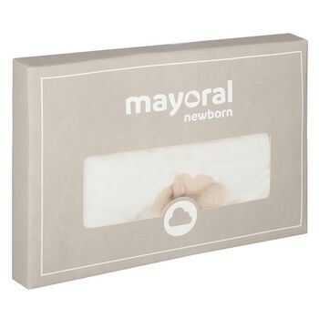 طقم فستان بنات توتو باللون الابيض 