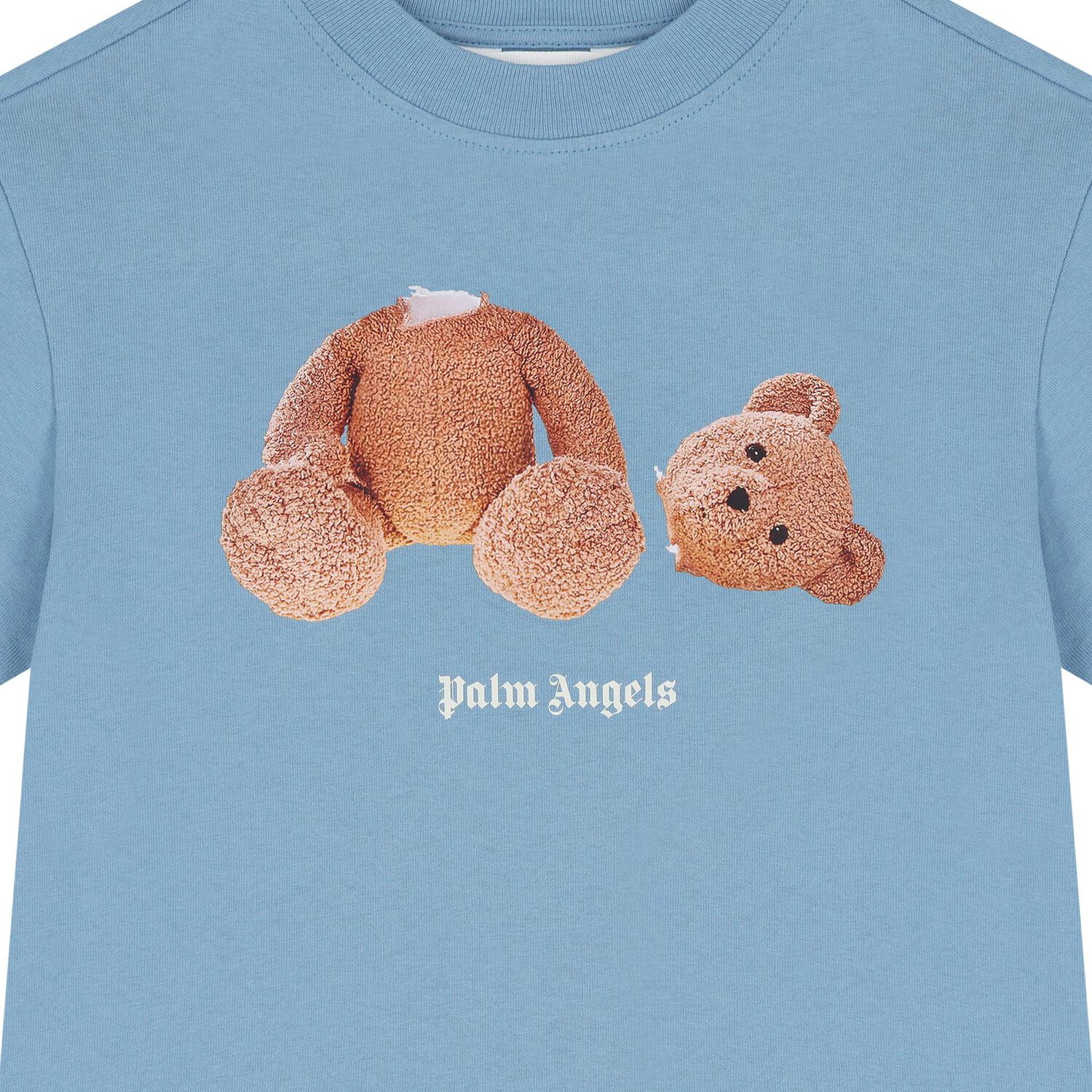Blue Teddy Bear Logo T-Shirt, 8, hi-res image number null