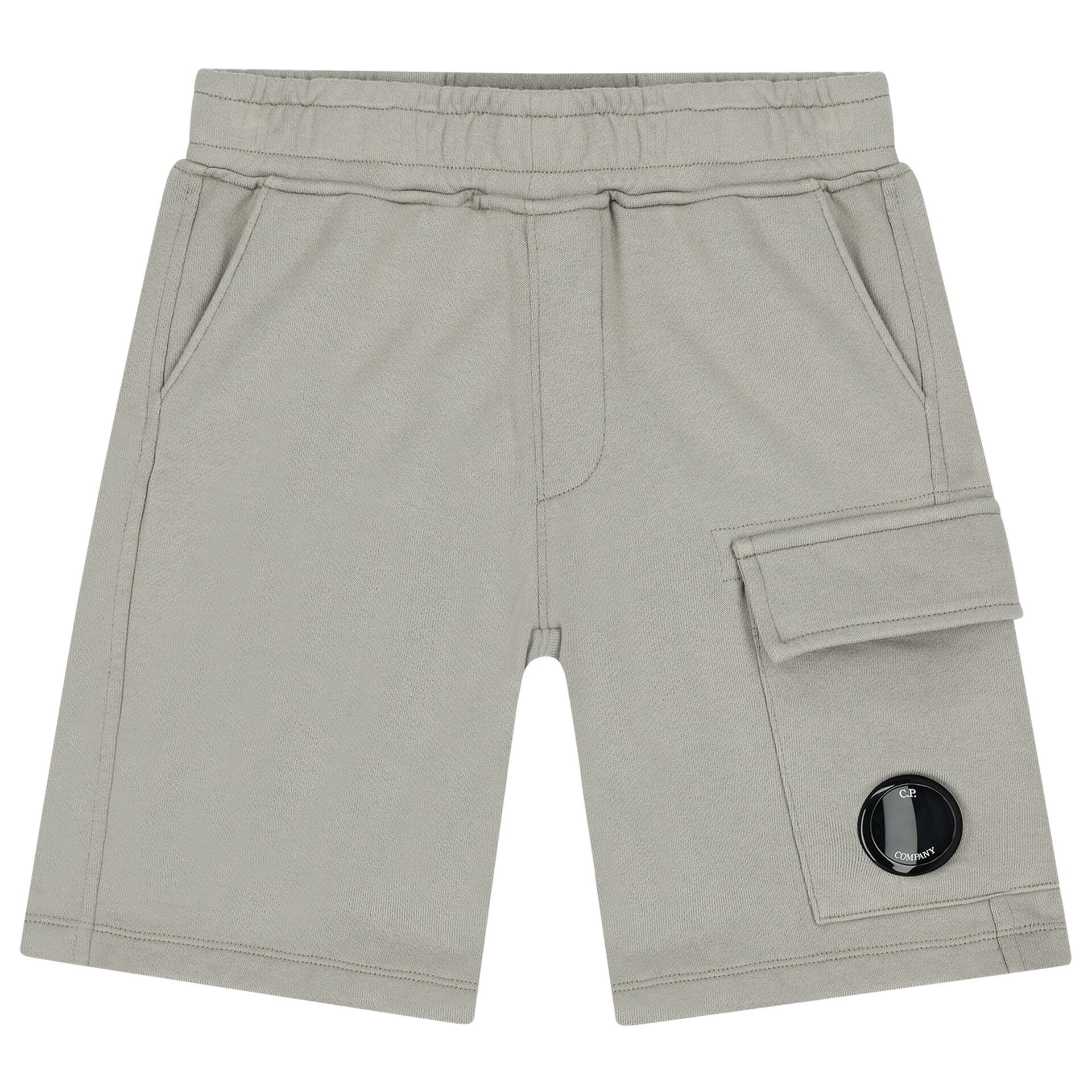 C.P Company Boys Grey Logo Shorts Junior Couture UAE
