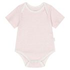 Baby Girls White & Pink Bodysuits ( 2-Pack ), 2, hi-res