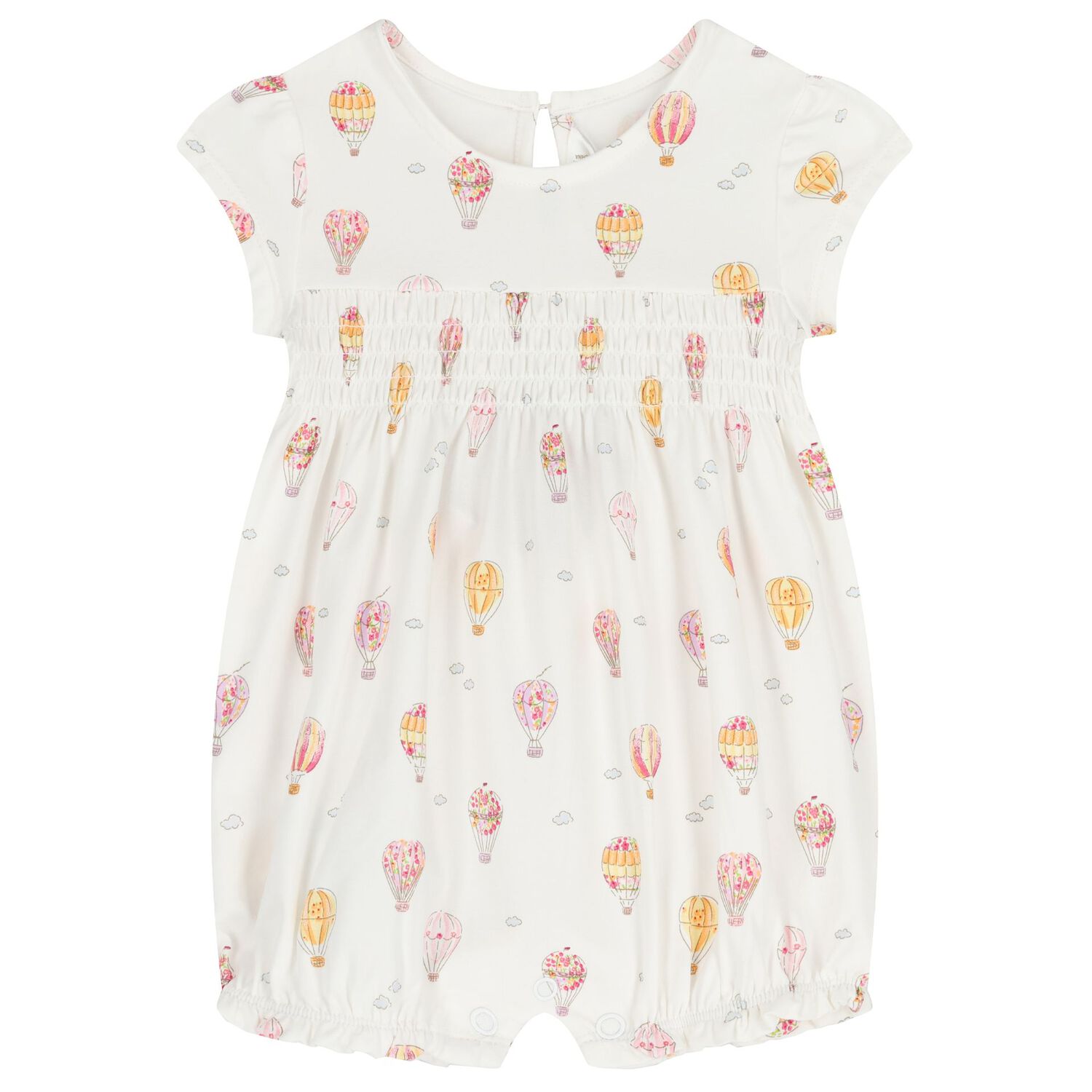 ملابس رضع باللونين الأصفر والأبيض (عبوة من قطعتين), 2, hi-res