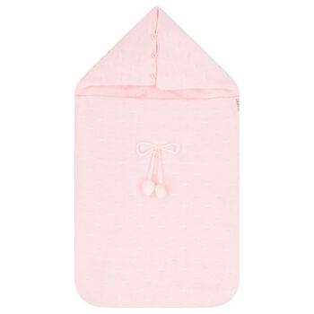 Baby Girls Pink Knit Nest