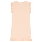 فستان بنات بالشعار باللون الوردى, 1, hi-res