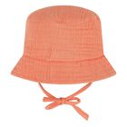 Younger Boys Orange Dungaree & Hat Set (3 Piece) , 1, hi-res
