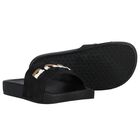 Boys Black Logo Sliders, 1, hi-res