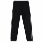 Black Logo Joggers, 1, hi-res
