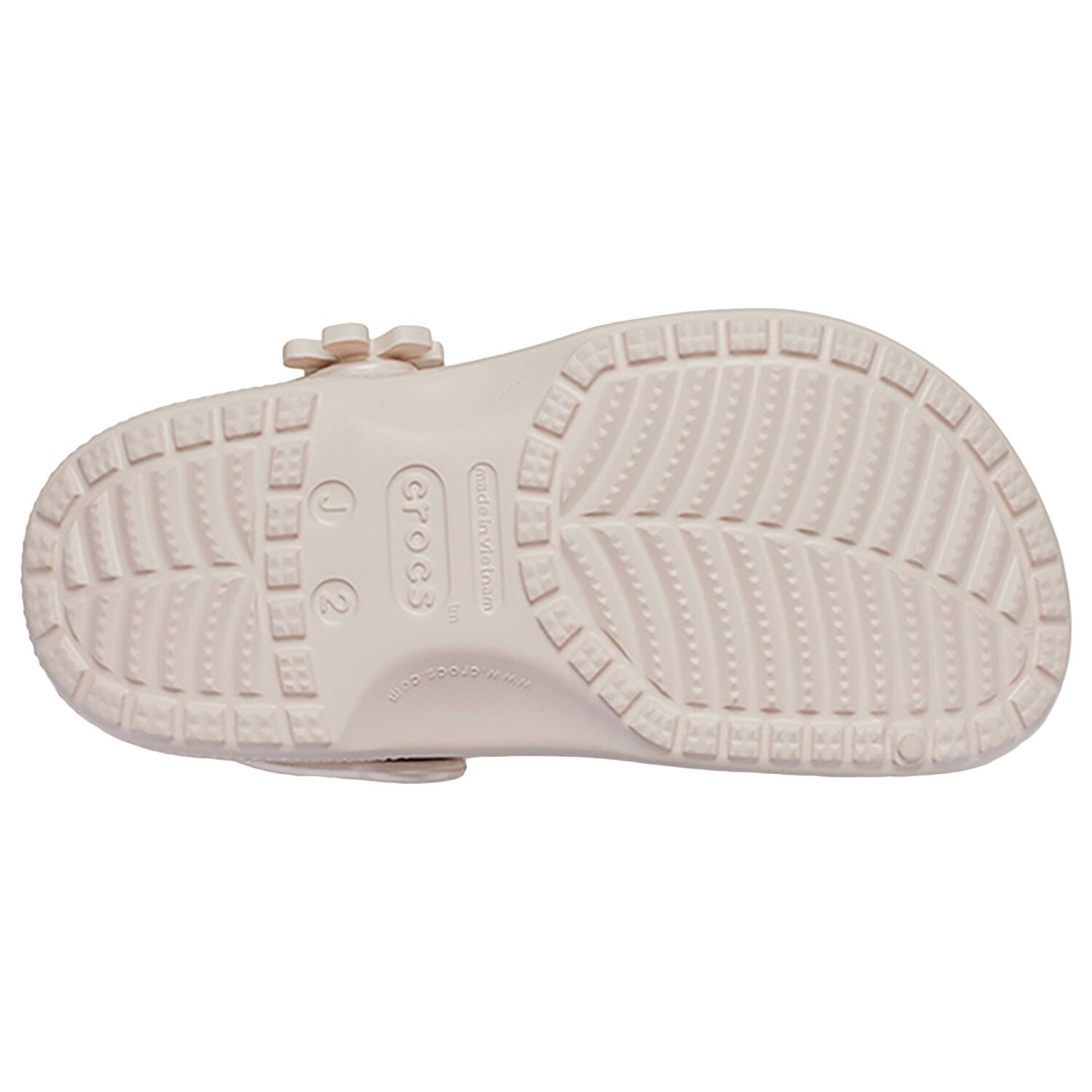 Girls Metallic Beige Classic Clogs Sandals , 1, hi-res