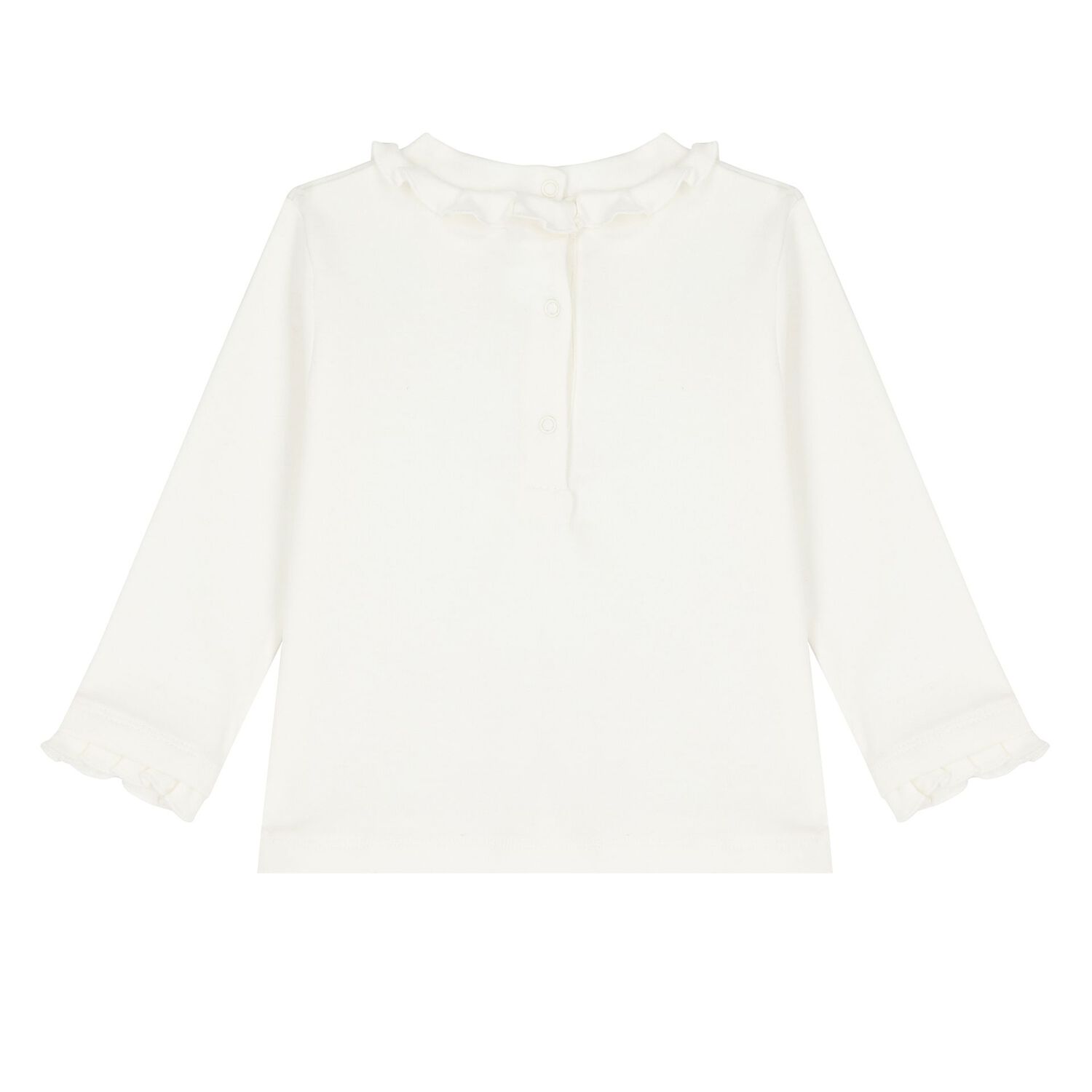 طقم تنورة بنات باللون العاجي و الأحمر, 1, hi-res