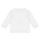 Baby Boys Beige, White & Blue Tracksuit (3 Piece), 1, hi-res