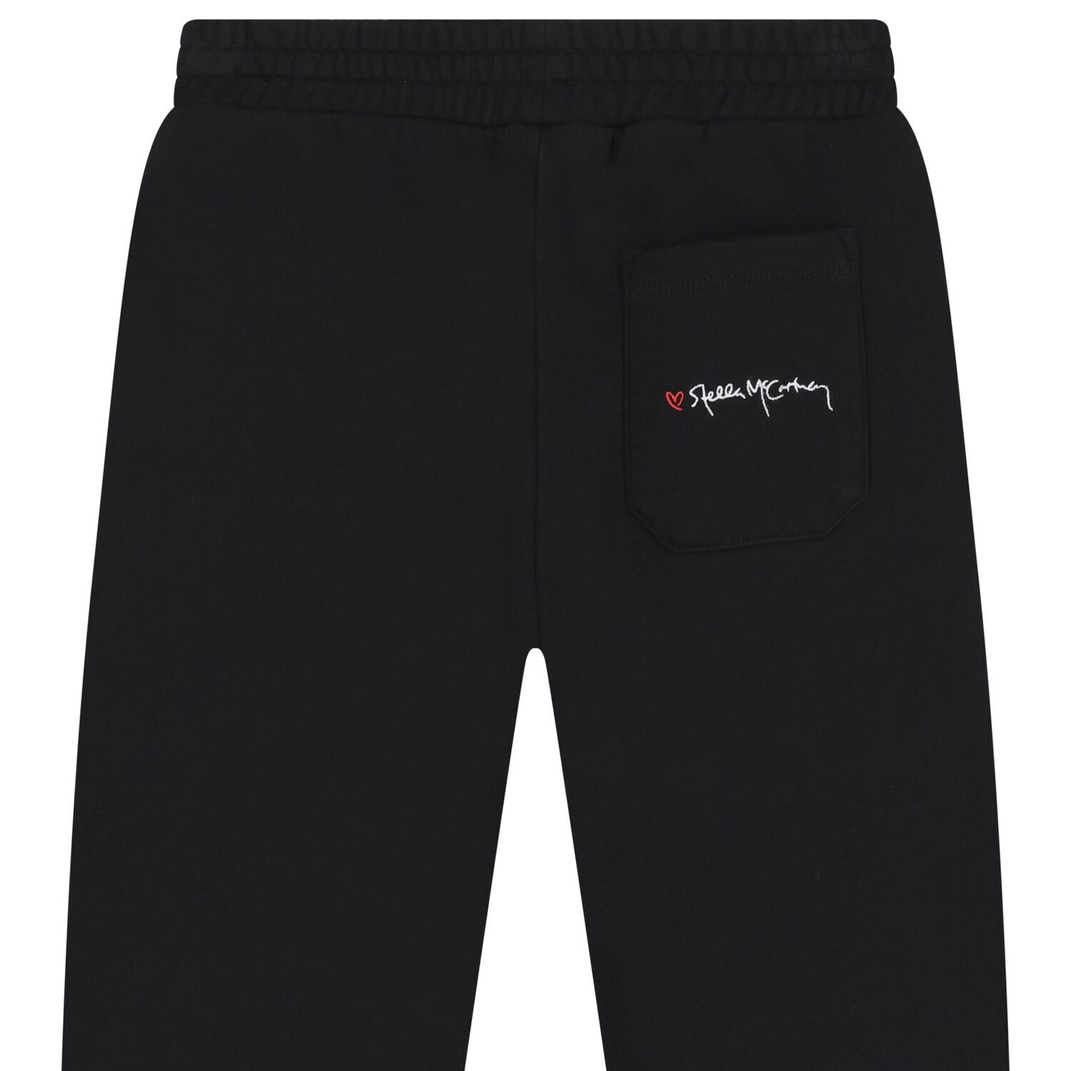 Girls Black Logo Joggers, 1, hi-res