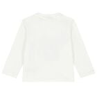 طقم بدلة رياضية أولاد بالشعار باللون البيج, 1, hi-res