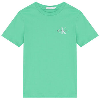 Boys Green Logo T-Shirt