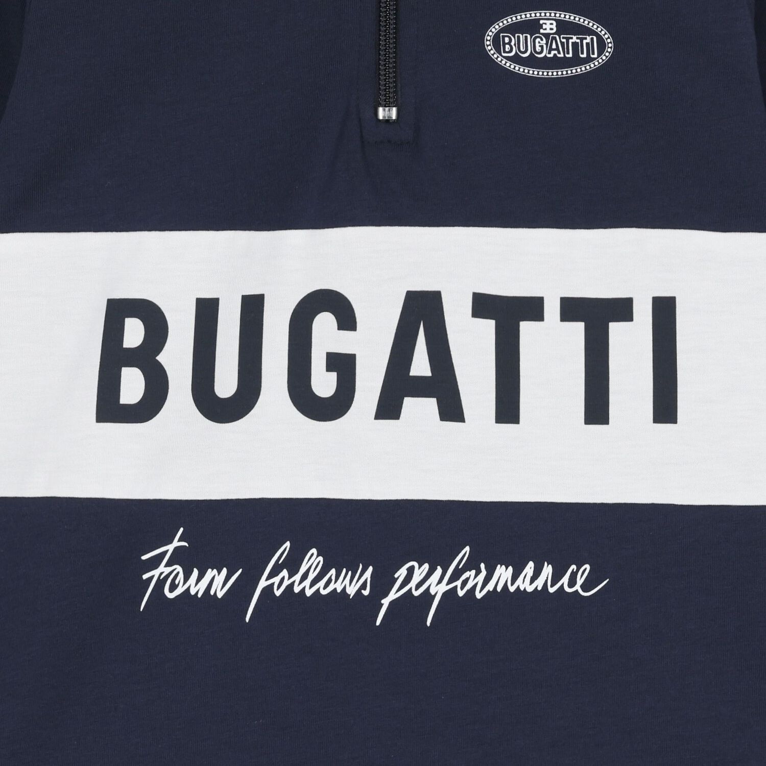 Boys Navy Blue & White Logo Polo Shirt, 1, hi-res