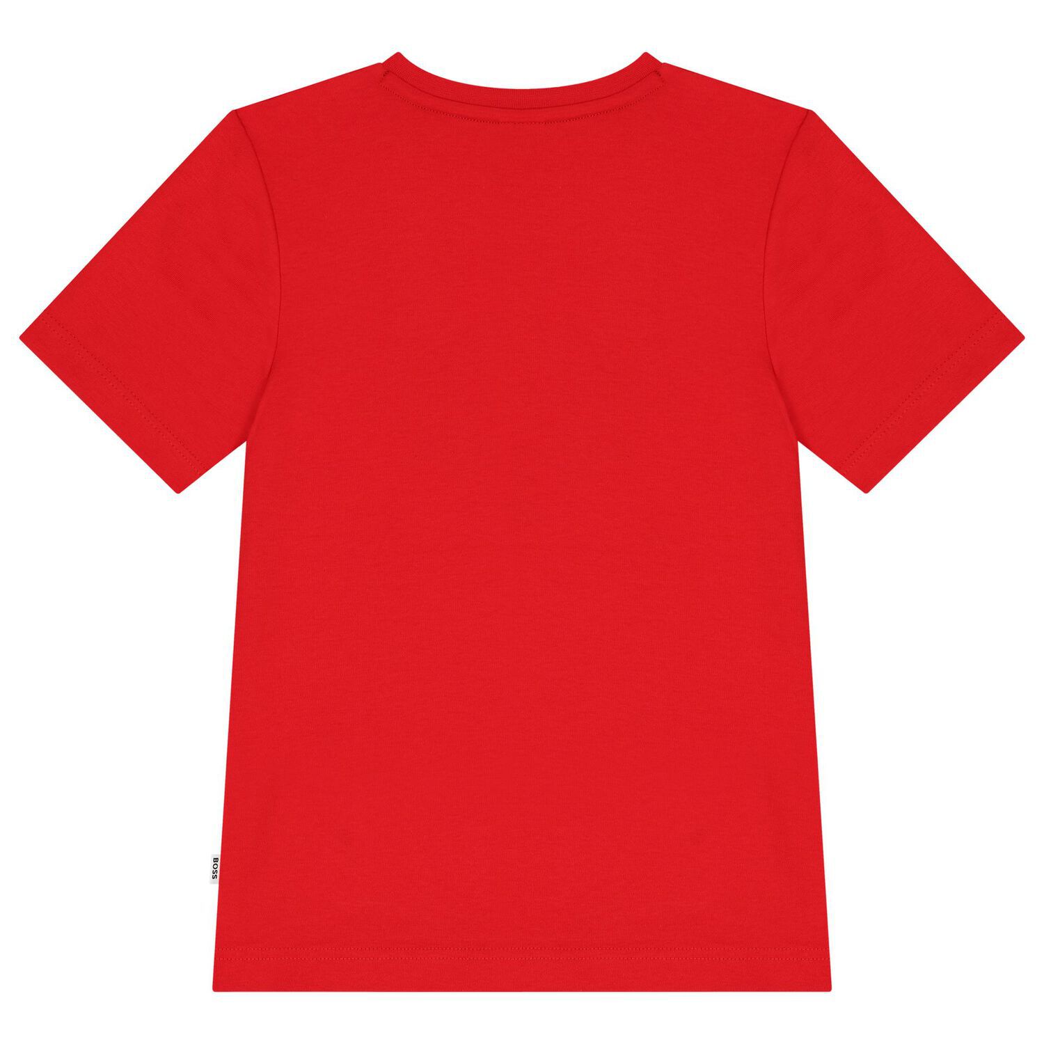 Boys Red Dragon Logo T-Shirt, 3, hi-res image number null