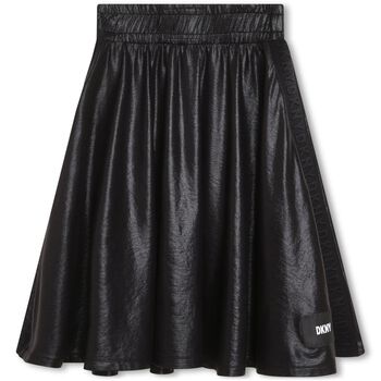 Girls Black Logo Skirt