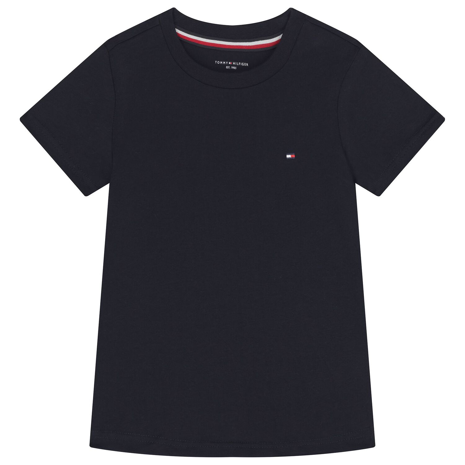 تيشيرت بنات من القطن  بالشعار باللون الوردى والكحلى ( 2 قطعه ) , 2, hi-res