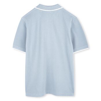 Boys Blue Logo Polo Shirt