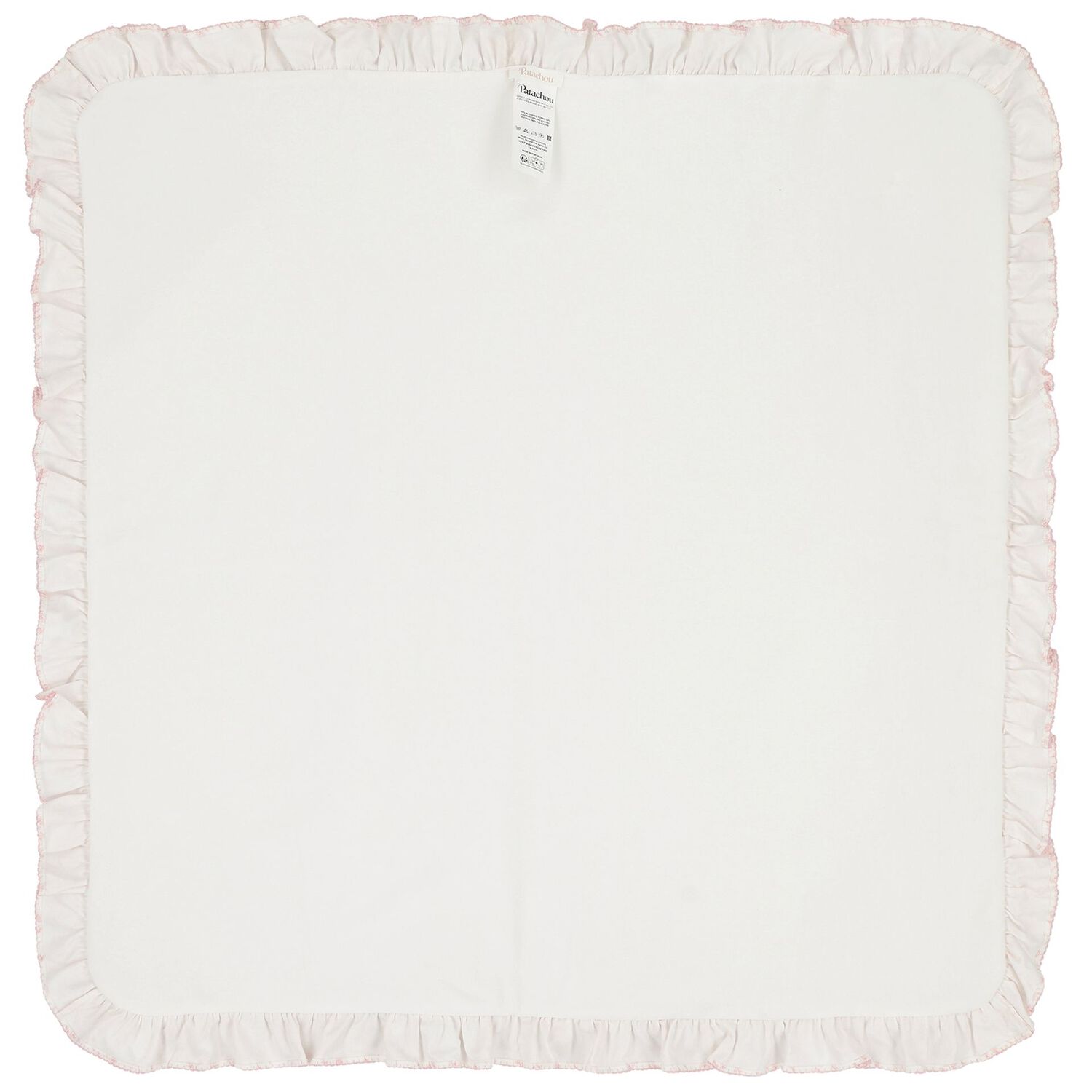 Baby Girls Ivory & Pink Wildflower Blanket, 1, hi-res
