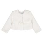 معطف بنات فرو باللون الابيض, 1, hi-res