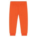 Younger Boys Beige, Grey & Orange 3 Piece Tracksuit, 1, hi-res