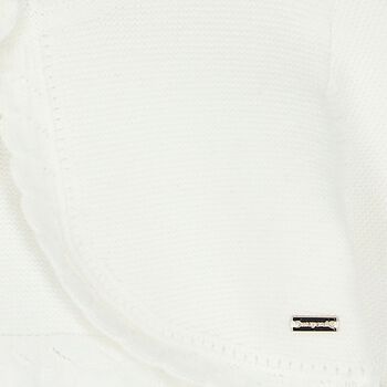 Younger Girls Ivory Bolero Cardigan