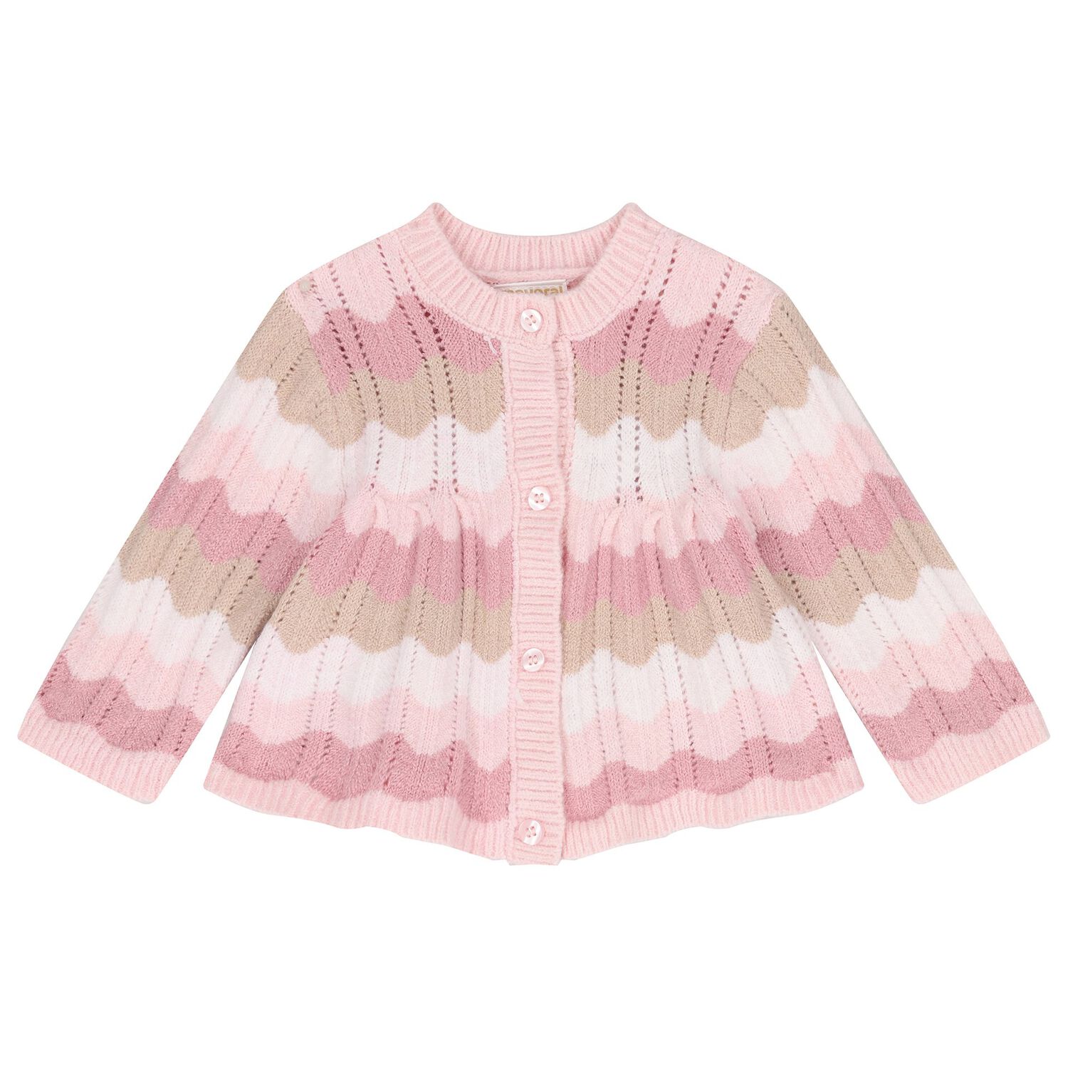 طقم هدايا دونغرى بنات باللون الابيض والوردى , 1, hi-res