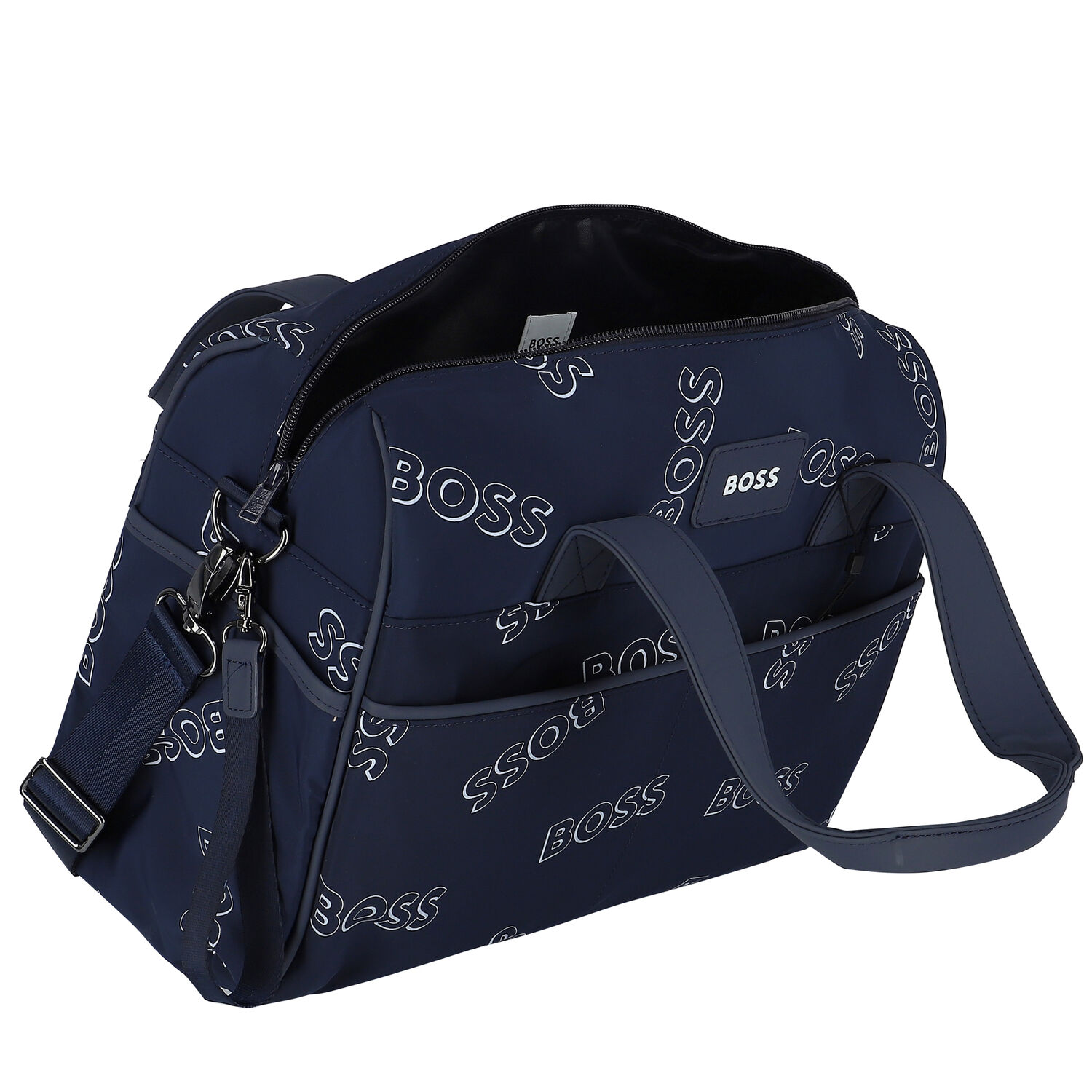 Navy Logo Baby Changing Bag, 1, hi-res