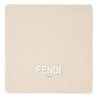 Beige Logo Baby Blanket, 2, hi-res